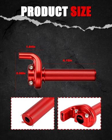 تجميع أنبوب خانق للدراجة النارية باستخدام الحاسب الآلي لـ CRF250R/250X/450X 2004-2014، CRF450R 2002-2014 دراجة ترابية، أحمر in Kuwait