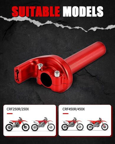 تجميع أنبوب خانق للدراجة النارية باستخدام الحاسب الآلي لـ CRF250R/250X/450X 2004-2014، CRF450R 2002-2014 دراجة ترابية، أحمر in Kuwait