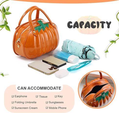 Halloween Pumpkin Shoulder Bag Halloween Purse for Women Novelty Pumpkin Tote Purse Bag in Saudi Arabia