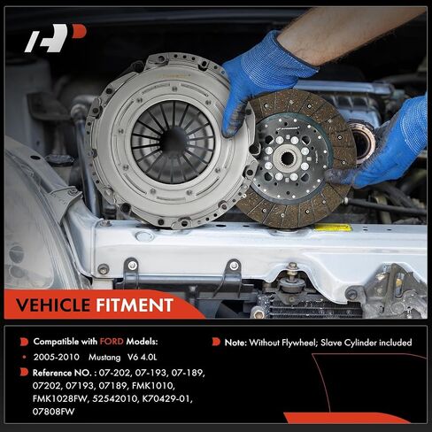 طقم قابض ناقل الحركة A-Premium مع مجموعة أسطوانات تابعة متوافقة مع Ford Mustang 2005-2010 4.0L in Saudi Arabia