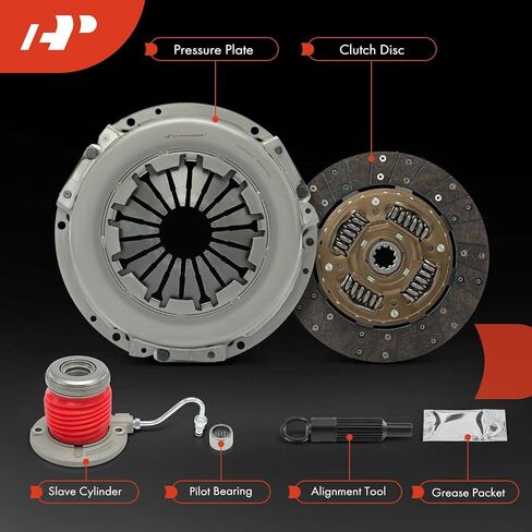 طقم قابض ناقل الحركة A-Premium مع مجموعة أسطوانات تابعة متوافقة مع Ford Mustang 2005-2010 4.0L in Saudi Arabia