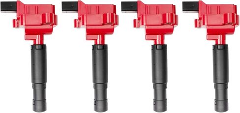 TRQ Ignition Coil Set Compatible with 2012-2015 Mercedes-Benz C250 SLK250 in Saudi Arabia