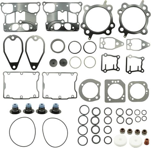1 Set of Top End Gasket Kit, Replacement for Harley 1550 Twin Cam 95CI Big Bore 1999-2006 in Saudi Arabia