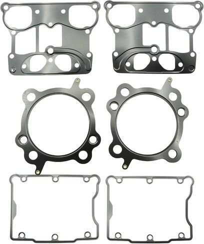 1 Set of Top End Gasket Kit, Replacement for Harley 1550 Twin Cam 95CI Big Bore 1999-2006 in Saudi Arabia