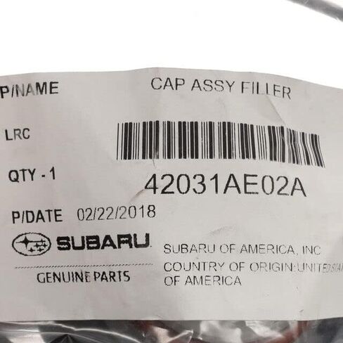Subaru 2004-2006 Subaru Baja Legacy & Outback Fuel Gas Tank Fill Cap NEW 42031AE02A Genuine OEM in Saudi Arabia