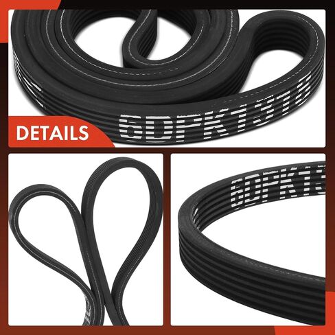A-Premium Dual-Sided Serpentine Drive Belt Compatible with Volkswagen Jetta 2002-2004, Golf 2003-2005, R32 2004 & Audi TT Quattro 2004-2006, 2.8L 3.2L, GAS in Saudi Arabia