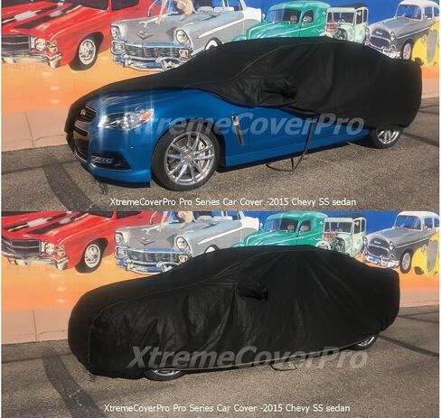 غطاء سيارة يناسب 2014 2015 2016 2017 تشيفي SS سبورت سيدان XTREMECOVERPRO Diamond Series أسود in Kuwait