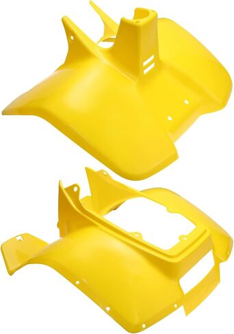 Front and Rear Yellow Plastic Fender bodywork Panels Kit for Suzuki LT50 1984-2002 in Saudi Arabia