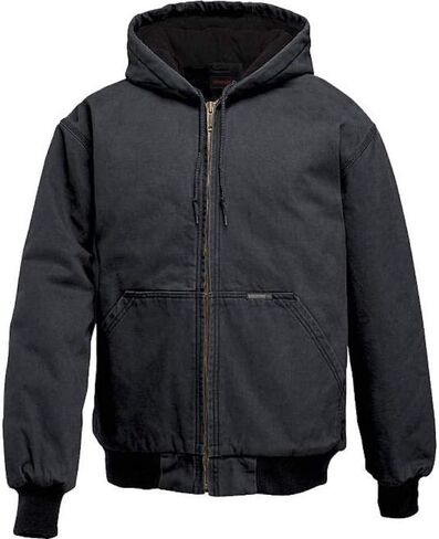 Wolverine Men's Houston Cotton Duck Hooded Jacket, Black, X-Large Tall in Saudi Arabia