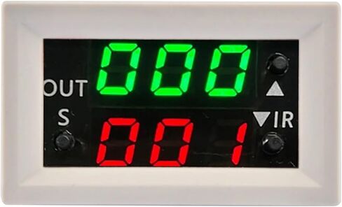 T2401 12V Delay Double Display Digital Time Relay Module Digital Time Delay Relay LED Display Cycle Timer Control Switch Module(Black) in Saudi Arabia