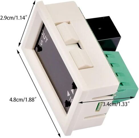 T2401 12V Delay Double Display Digital Time Relay Module Digital Time Delay Relay LED Display Cycle Timer Control Switch Module(Black) in Saudi Arabia