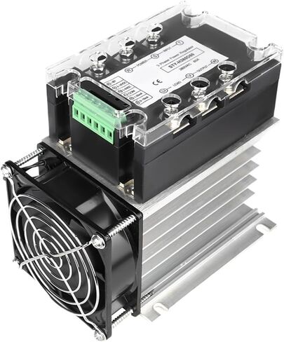 Three Phase AC 380V 25A-400A Voltage Regulating Module Power Regulator Thyristor Solid State Relay Dimming Potentiometer Control(25A) in Saudi Arabia