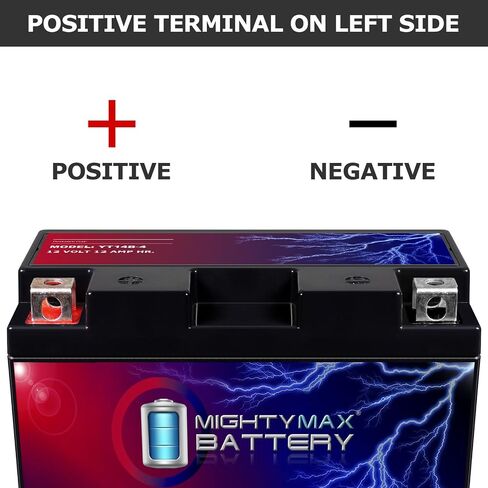 Mighty Max Battery YT14B-4 12V 12AH Replacement Battery Compatible With Yamaha XVS1100A V Star 1100 Classic 00-09 in Saudi Arabia