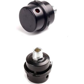 Air Compressor Parts Metal Air Compressor Intake Filter Noise Muffler Silencer 2 PCS (1/2)