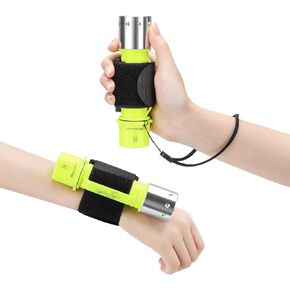 كشاف غوص سكوبا 150000 لومن LED شعلة غوص فائقة السطوع 3 أوضاع IPX8 مقاومة للماء والغطس تحت الماء ضوء فلاش قابل لإعادة الشحن للغوص والرياضات تحت الماء in Kuwait