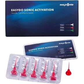 Easydo نظام التنشيط الصوتي إبرة نصائح 60 قطعة #1502 نصائح منشط اللبية البيضاء مادة بوليمر ناعمة قابلة للانحناء لا تنكسر أبدًا in Kuwait