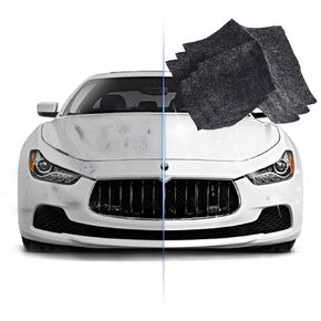 3PCS Nano Magic Cloth Scratch Remover, Nano Cloth Scratch Remover with Disposable Gloves, Easily Repair Paint Scratches and Water Spots