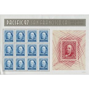 BENJAMIN FRANKLIN ~ STAMP COLLECTING ~ SOUVENIR SHEET of 12 x 50¢ US Postage Stamp SCOTT # 3139