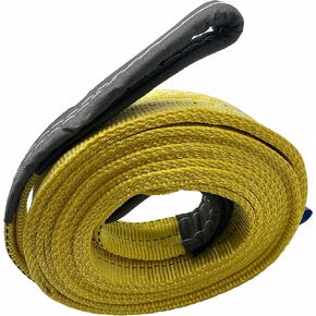 Lifting Sling 3" Wide X 6.5' Length 2 Ply Eye Nylon Lifting Strap Eye & Eye Heavy Duty 6600 lbs Vertical 5280 Choker 13,200 Basket Load Capacity