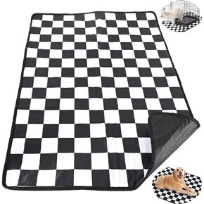 Washable Puppy Pee Pad for Dogs & Pets Cat Guinea Pig Rabbit, 36x24" 4-Layer Reusable Non-Slip Dog Mat for Potty Training Whelping Food, Puppies Essentials for Bed Crate Cage Panel Pen Sofa