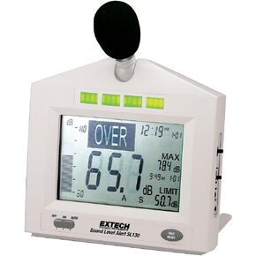 Extech SL130W Sound Level Alert with Alarm , White