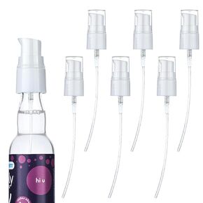 6pcs Press Pump Head for Stream Bubly Drops, Bottle Pump Replacement Portable Helpful Press Pump Replacement Accessories for SodaStream Bubly Drops Flavors(White)