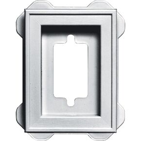 كتلة تركيب Builders Edge 130130002001، بيضاء