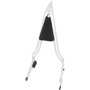 Motorcycle Rear Sissy Bar Detachable Passenger Backrest with Cushion Pad Fit for Harley Touring Road King Street Glide Electra Glide Road Glide FLHR FLHX FLHT FLTR 2009-2023 Chrome 21"
