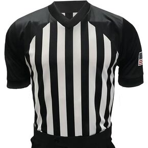 Smitty Men's NCAA Basketball Body Flex Referee Shirt - Made in The USA