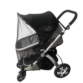Baby Stroller Sun Shade with Mosquito Net Sun Shield Anti-UV Toddlers Stroller Canopy Summer Pram Sunshade Awning Breathable Pushchair Buggy Sun Rain Cover for Car Seat Jogger Accessories