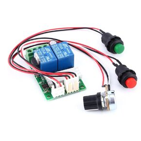 DC6V 9V 12V 24V 3A Motor Speed Controller PWM DC Motor Speed Controller Speed Adjustable Reversible Switch DC Motor Driver Reversing