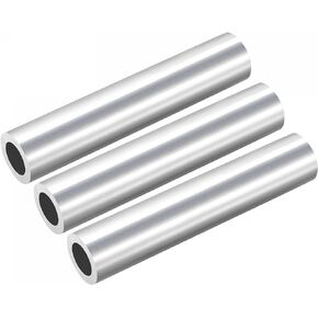 uxcell 6063 Aluminum Round Tube 20mm OD 10mm Inner Dia 100mm Length Pipe Tubing 3 Pcs
