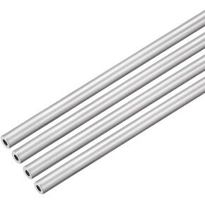 uxcell 4Pcs 6063 Seamless Aluminum Round Straight Tubing Tube 1 Feet Length 0.195 Inches ID 0.312 Inches OD