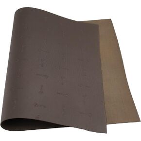 Shoe Repair Rubber Soling Sheet, 57 * 38cm, Thickness can Choose, 1 Sheet (Black, 1mm Thickness)