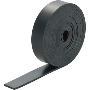Neoprene Rubber Strip, 4" Wide * 1/8" Thick × 10 Ft LongSolid Rubber Roll for DIY Gasket, Seal Solution, Crafting, Flooring, Protection, Anti-Vibration, Anti-Slip