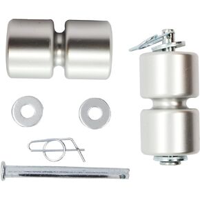 2 Pack Aluminum Alloy GL1 GMNR925 Trailer Tailgate Lift Assist Rollers Kit Replacement Rollers Parts Washer Pins Rings Apply to Trailer Tailgate, Easy Lift Gate etc Lift Assist -10 Year QA