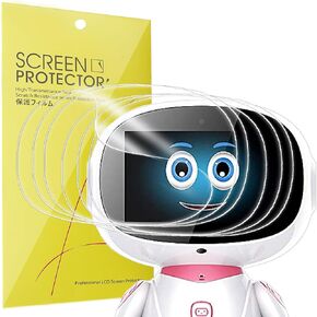 Compatible for Misa Robot Screen Protector, [6 Pack] Full Coverage TPU Clear Film Compatible for Misa Robot (6 Pack)