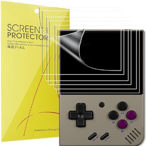 Compatible for Miyoo Mini Screen Protector, [6 Pack] Full Coverage TPU Clear Film Compatible for Miyoo Mini Handheld Game Console Portable Retro (6 Pack)