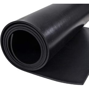 Silicone Rubber Sheet Roll 40x118x 1/8" (0.125") Flexible Rubber Flooring Roll Mat for Workshop Garage Gym Anti- Vibration Anti-Slip Heat Protection