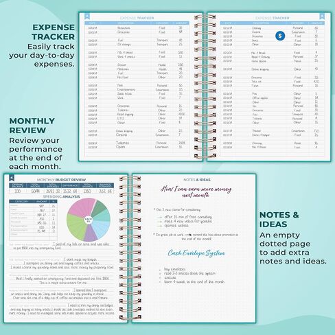 Clever Fox Budget Planner – Coiled Finance Book, Monthly Financial Journal, Budgeting Organizer & Expense Tracker Notebook, 8.5x9.5″ (Rose Gold) in Saudi Arabia