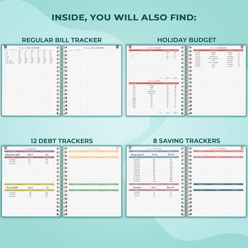 Clever Fox Budget Planner – Coiled Finance Book, Monthly Financial Journal, Budgeting Organizer & Expense Tracker Notebook, 8.5x9.5″ (Rose Gold) in Saudi Arabia
