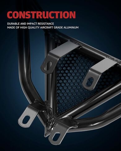 A & UTV PRO Front Bumper Guard, Compatible with 2006-2023 Yamaha Raptor 700 / 700R, Brushguard Bumper Protector Accessories in Saudi Arabia