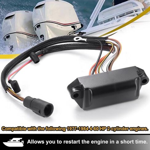 113-2285 Power Pack Fits for Johnson Evinrude Outboard 2 Cylinder 4-60 HP Engines Models 1985-2001,Power Pack Replace Sierra 18-5763 18-5765 396141 586697 586800 583167 1132285 in Saudi Arabia