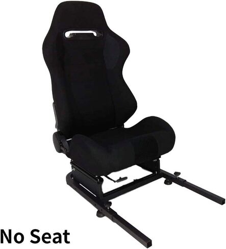 Marada Racing المقعد الخلفي حامل مقعد إضافة إلى حامل نصف مقعد خلفي لعجلة القيادة تقف إلى قمرة القيادة لمحاكاة السباق، حامل عجلة السباق إطار مقعد دلو عالمي، 49 سم، بدون مقعد in Kuwait