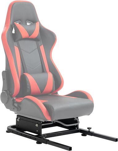 Marada Racing المقعد الخلفي حامل مقعد إضافة إلى حامل نصف مقعد خلفي لعجلة القيادة تقف إلى قمرة القيادة لمحاكاة السباق، حامل عجلة السباق إطار مقعد دلو عالمي، 49 سم، بدون مقعد in Kuwait