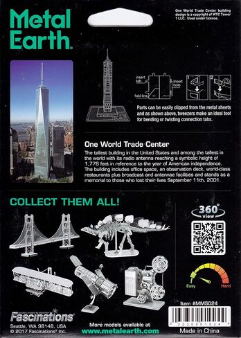 Fascinations Metal Earth One World Trade Center Building 3D Metal Model Kit in Saudi Arabia
