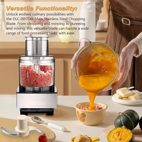 DLC-001TXB شفرة تقطيع بديلة من الفولاذ المقاوم للصدأ لمحضر الطعام Cuisinart سعة 14 كوبًا in Saudi Arabia
