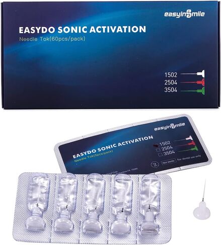 Easydo نظام التنشيط الصوتي إبرة نصائح 60 قطعة #1502 نصائح منشط اللبية البيضاء مادة بوليمر ناعمة قابلة للانحناء لا تنكسر أبدًا in Saudi Arabia