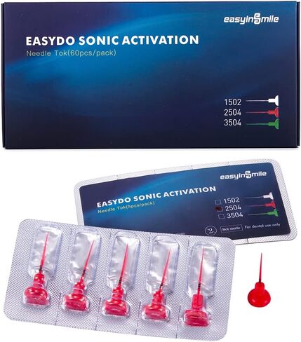 Easydo نظام التنشيط الصوتي إبرة نصائح 60 قطعة #1502 نصائح منشط اللبية البيضاء مادة بوليمر ناعمة قابلة للانحناء لا تنكسر أبدًا in Kuwait