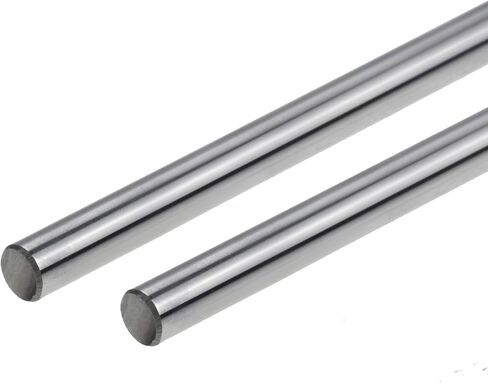 قضبان الحركة الخطية، قطعتان 12 مم × 350 مم (0.472 × 13.78 بوصة) علبة دليل عمود خطي من الكروم المقوى للطابعة ثلاثية الأبعاد، DIY، التسامح المتري G6 باستخدام الحاسب الآلي in Kuwait